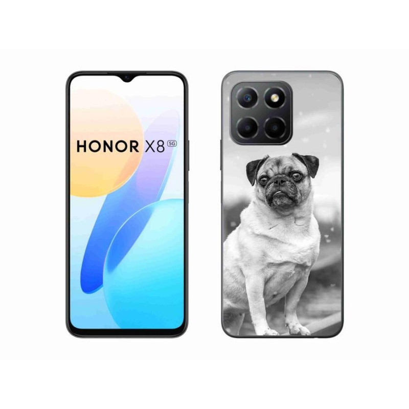 Gelový obal mmCase na mobil Honor X8 5G/Honor 70 Lite 5G - mops