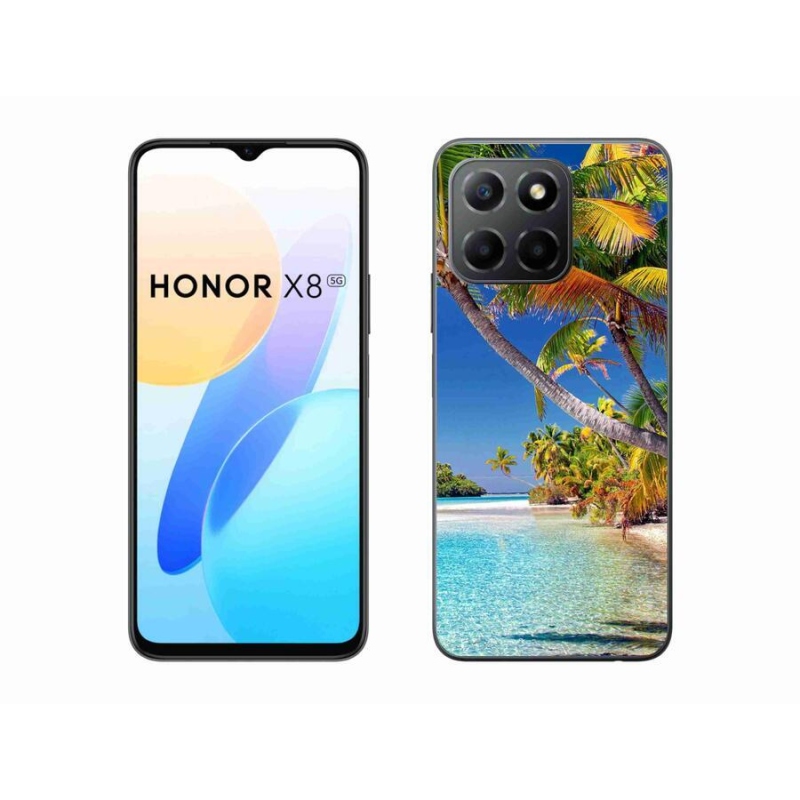 Gelový obal mmCase na mobil Honor X8 5G/Honor 70 Lite 5G - mořská pláž