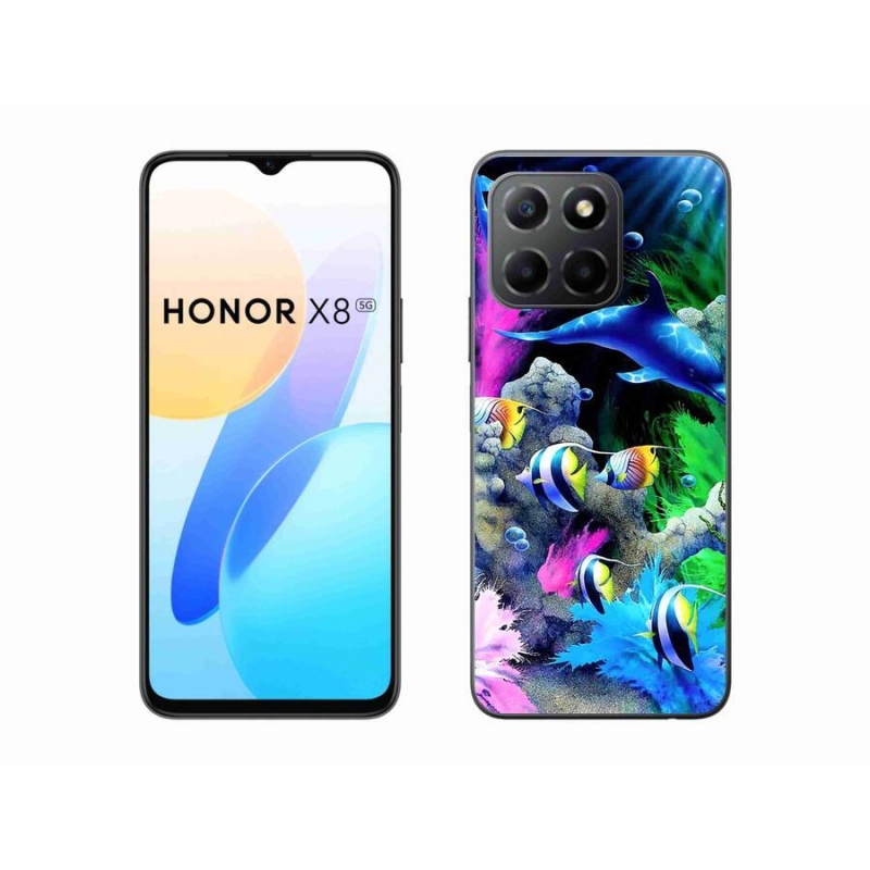 Gelový obal mmCase na mobil Honor X8 5G/Honor 70 Lite 5G - mořský svět
