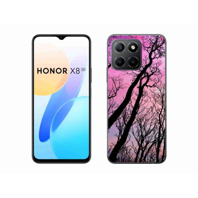 Gelový obal mmCase na mobil Honor X8 5G/Honor 70 Lite 5G - opadané stromy