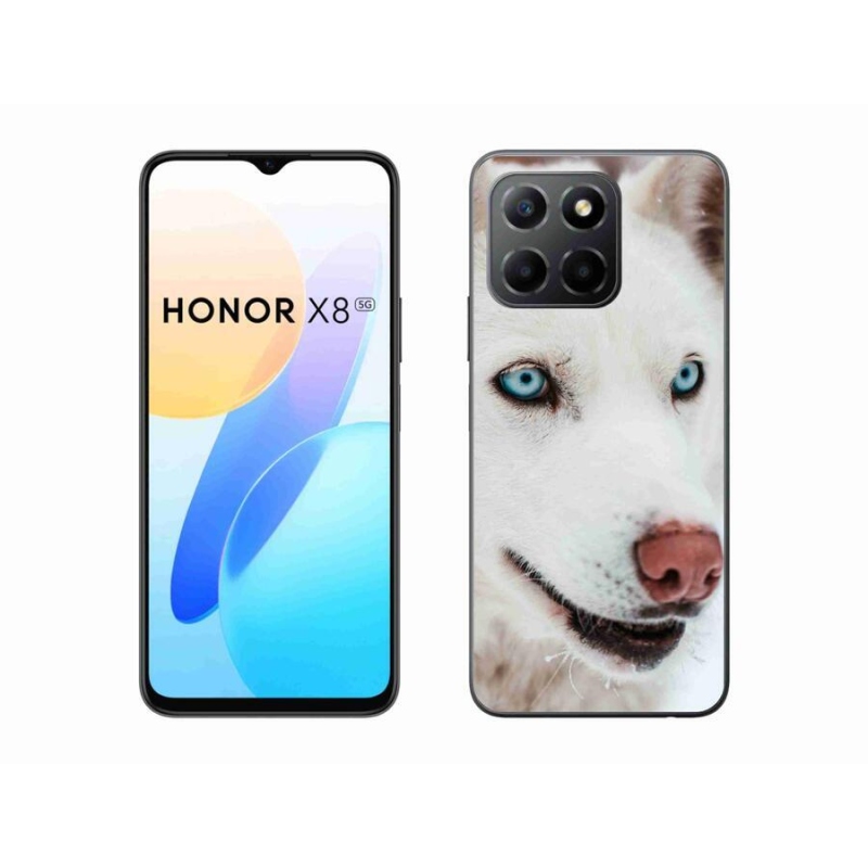 Gelový obal mmCase na mobil Honor X8 5G/Honor 70 Lite 5G - psí pohled