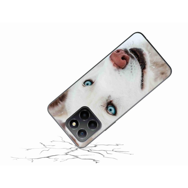 Gelový obal mmCase na mobil Honor X8 5G/Honor 70 Lite 5G - psí pohled