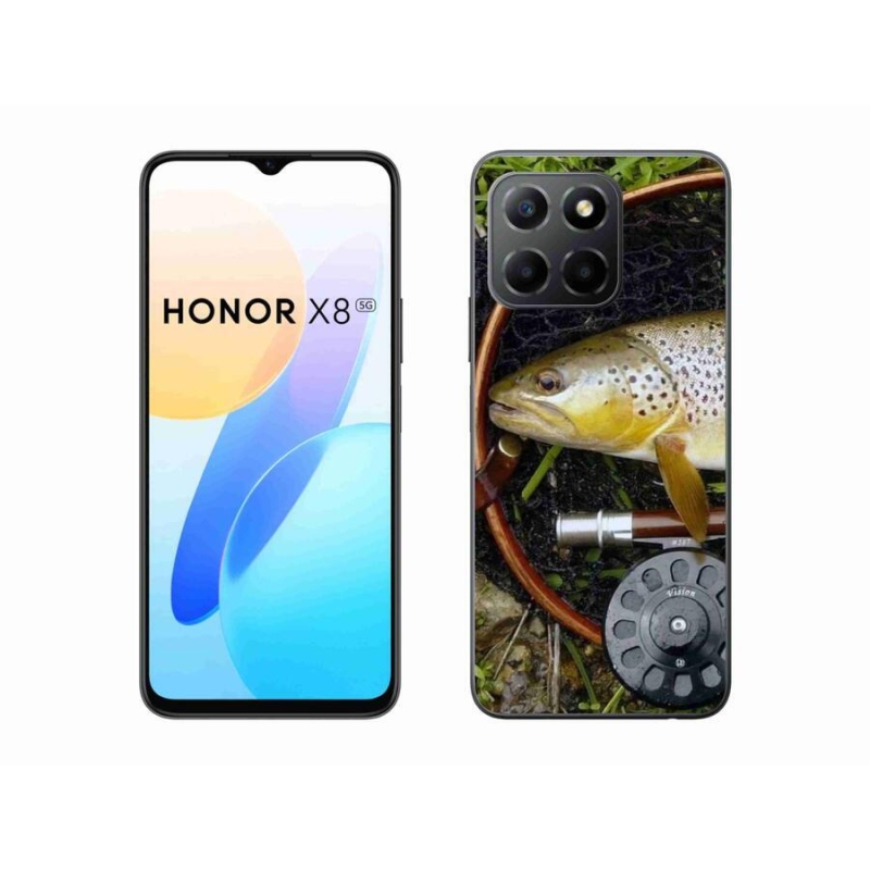 Gelový obal mmCase na mobil Honor X8 5G/Honor 70 Lite 5G - pstruh 2