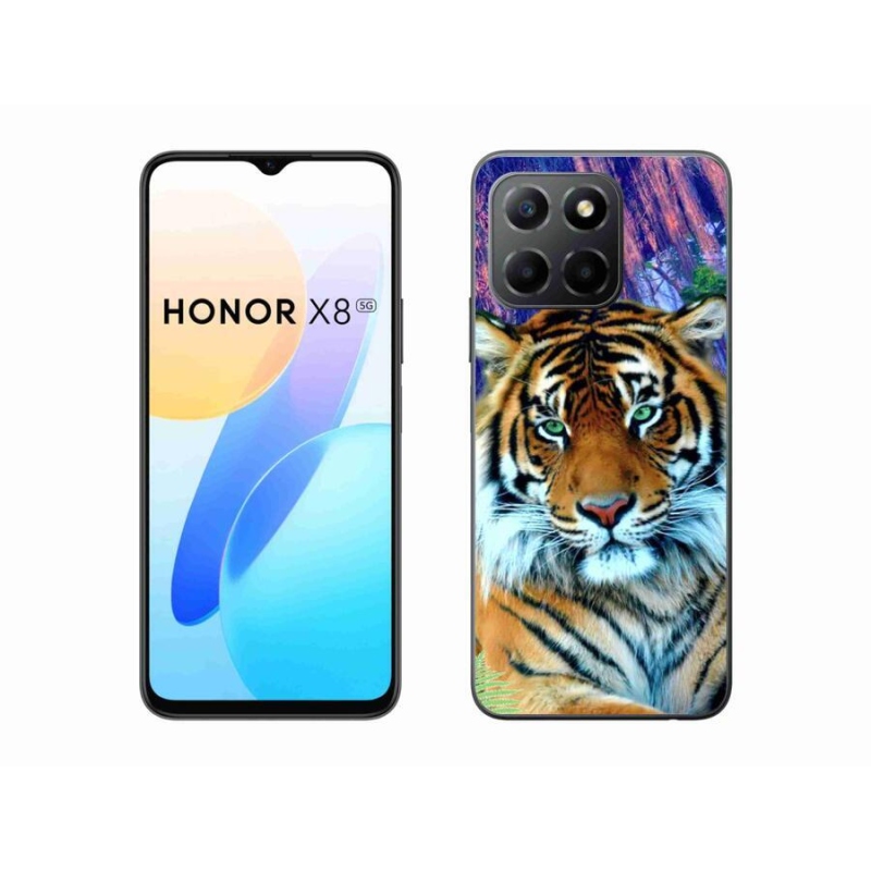 Gelový obal mmCase na mobil Honor X8 5G/Honor 70 Lite 5G - tygr