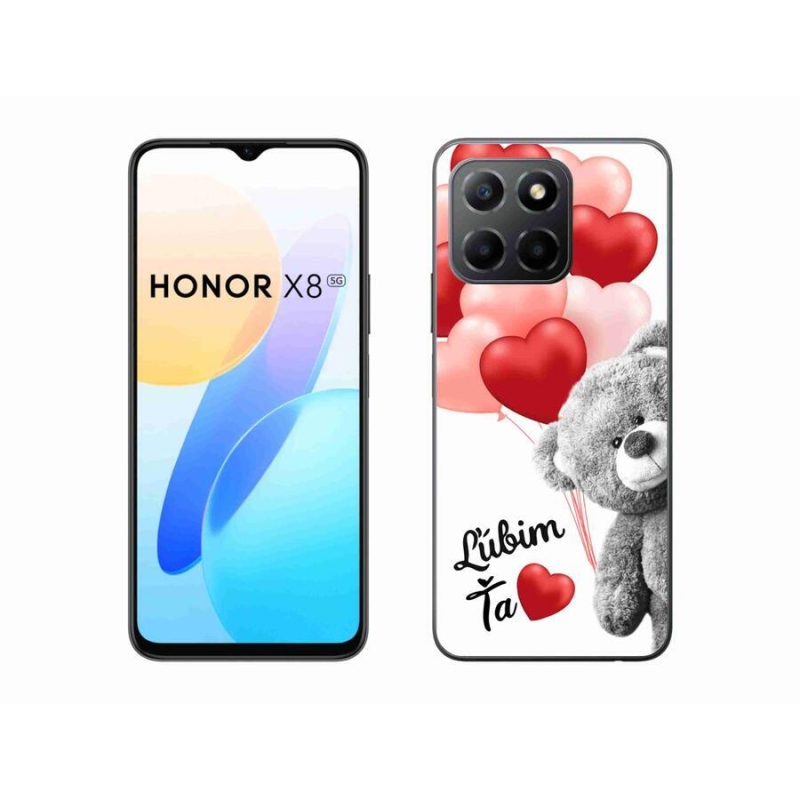 Gelový obal mmCase na mobil Honor X8 5G/Honor 70 Lite 5G - ľúbim ťa sk