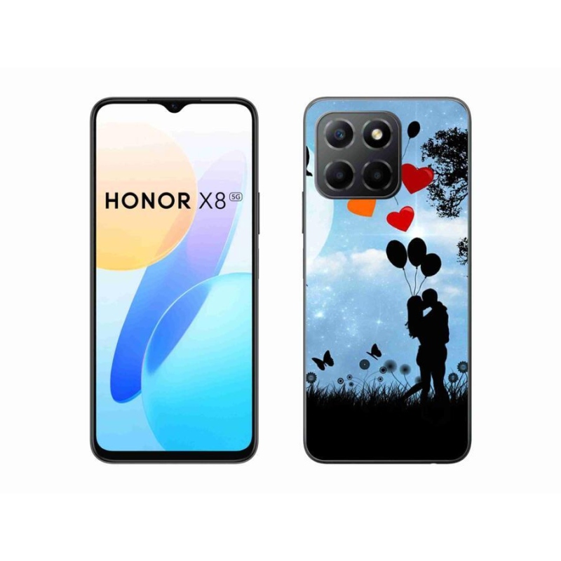 Gelový obal mmCase na mobil Honor X8 5G/Honor 70 Lite 5G - zamilovaný pár