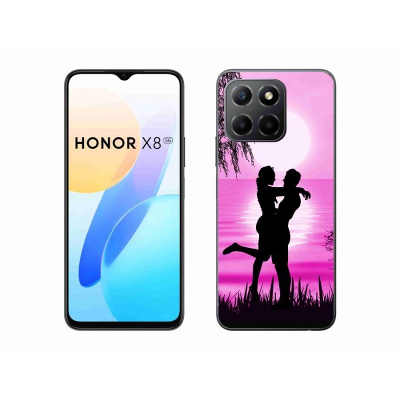 Gelový obal mmCase na mobil Honor X8 5G/Honor 70 Lite 5G - západ slunce