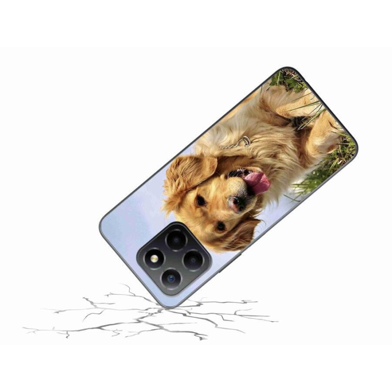 Gelový obal mmCase na mobil Honor X8 5G/Honor 70 Lite 5G - zlatý retrívr