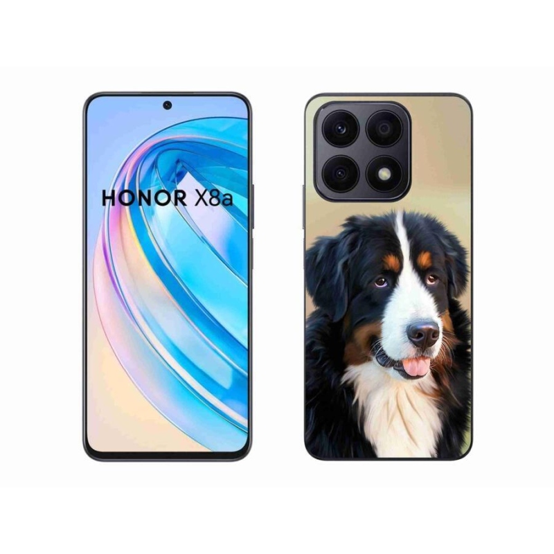 Gelový obal mmCase na mobil Honor X8a - bernský salašnický pes