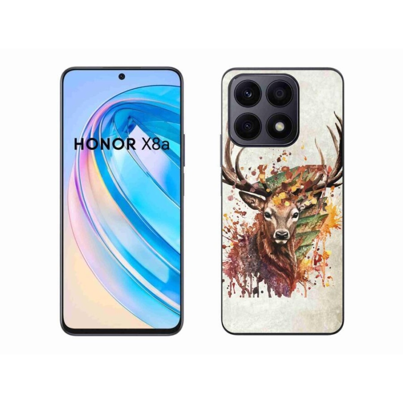 Gelový obal mmCase na mobil Honor X8a - jelen 1