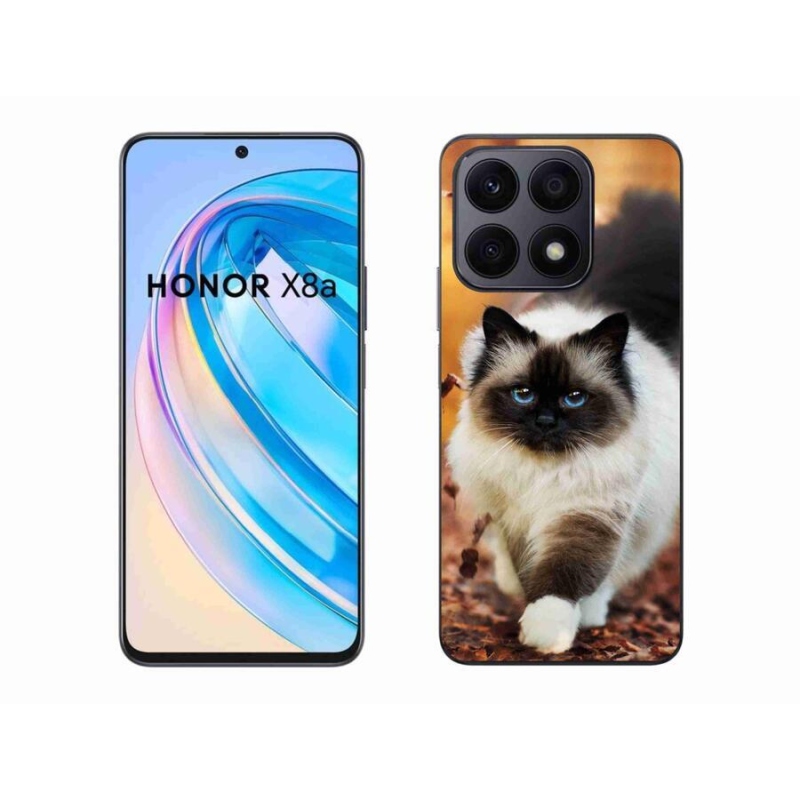 Gelový obal mmCase na mobil Honor X8a - kočka