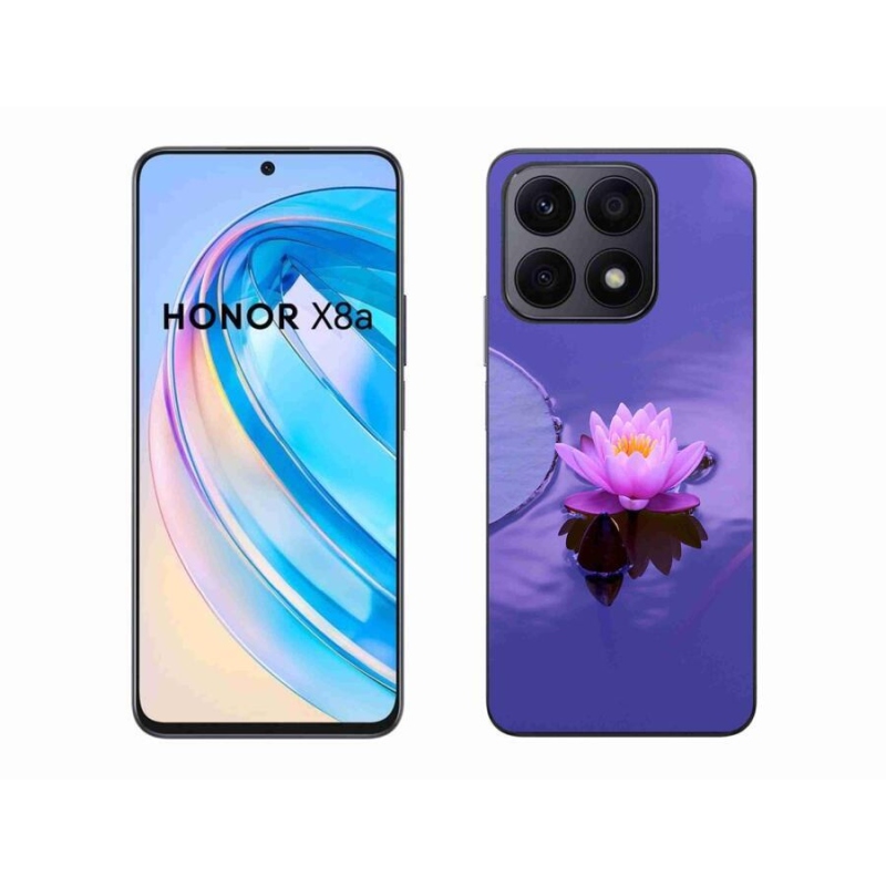 Gelový obal mmCase na mobil Honor X8a - květ na hladině