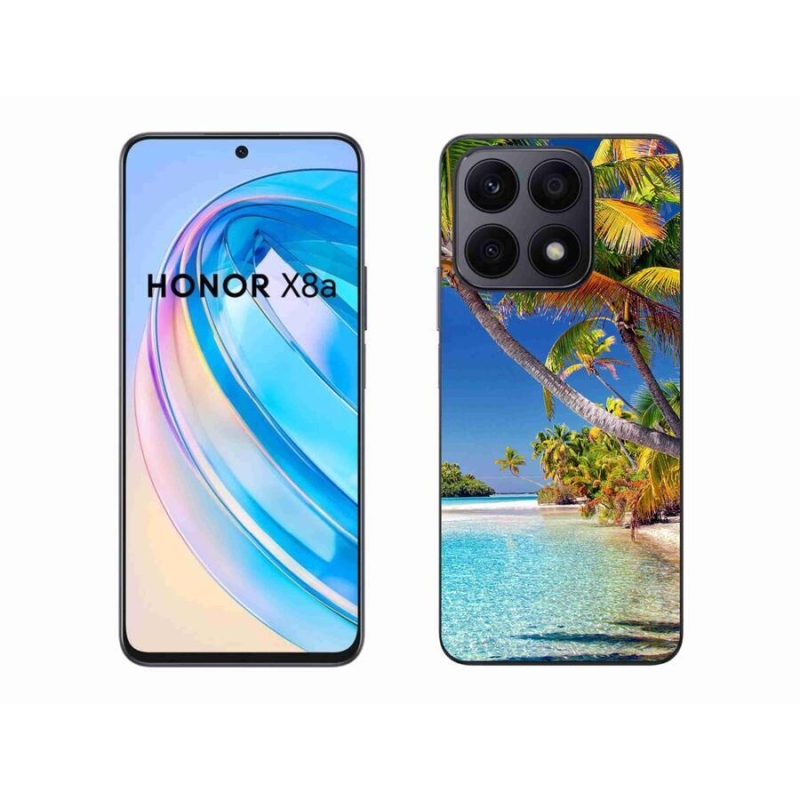 Gelový obal mmCase na mobil Honor X8a - mořská pláž