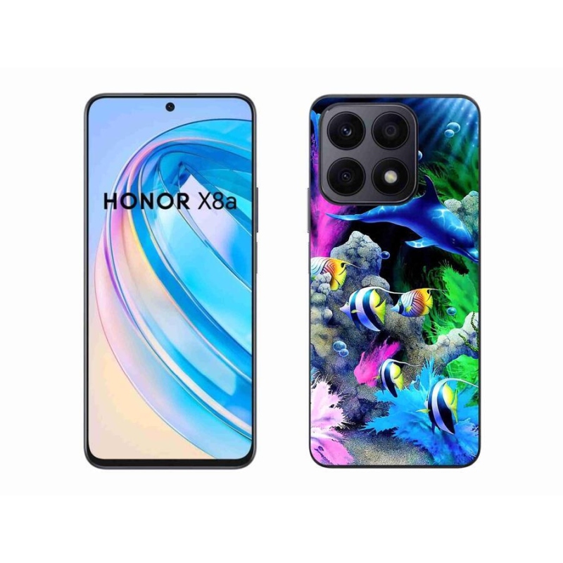 Gelový obal mmCase na mobil Honor X8a - mořský svět