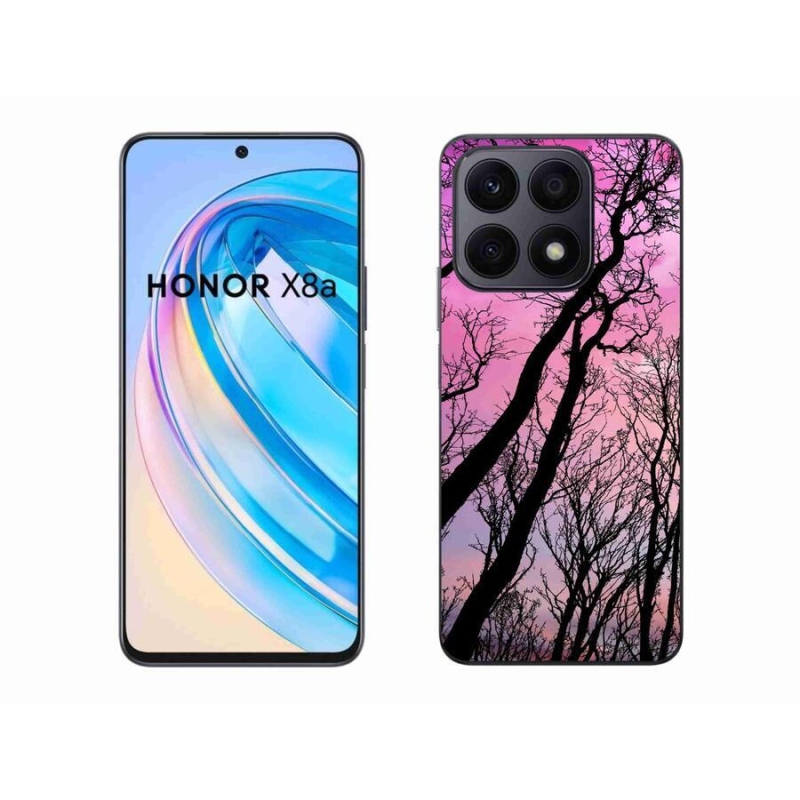 Gelový obal mmCase na mobil Honor X8a - opadané stromy