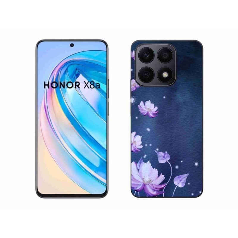 Gelový obal mmCase na mobil Honor X8a - padající květy