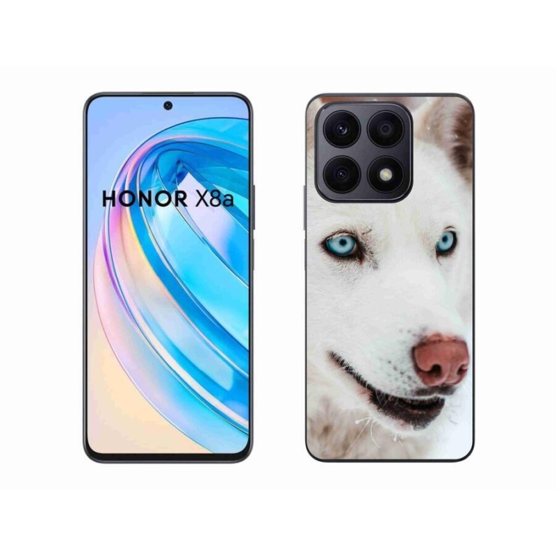 Gelový obal mmCase na mobil Honor X8a - psí pohled