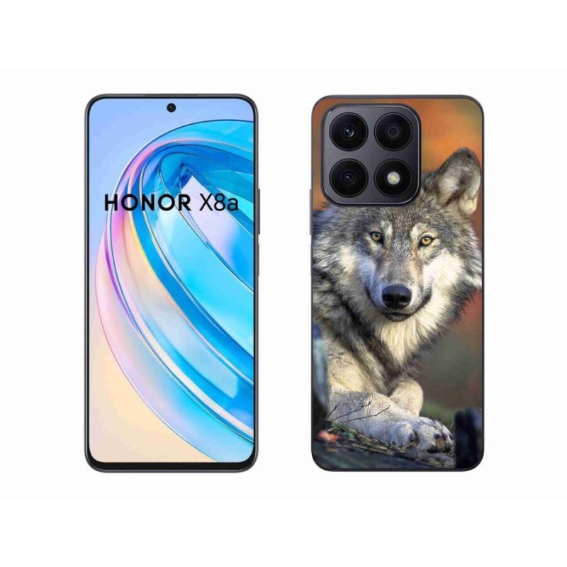Gelový obal mmCase na mobil Honor X8a - vlk