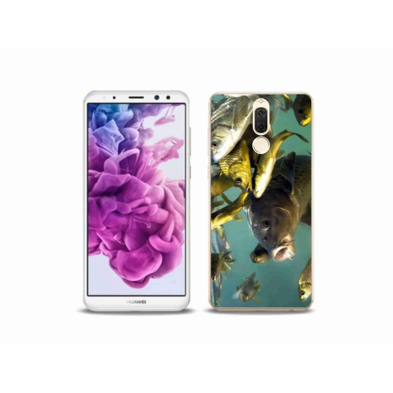Gelový obal mmCase na mobil Huawei Mate 10 Lite - hejno ryb