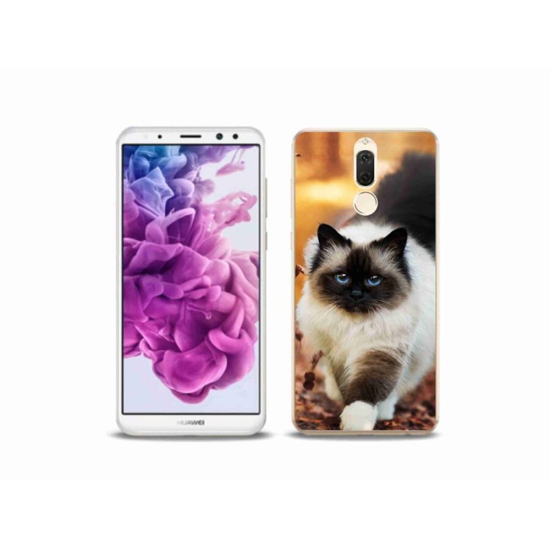 Gelový obal mmCase na mobil Huawei Mate 10 Lite - kočka 1