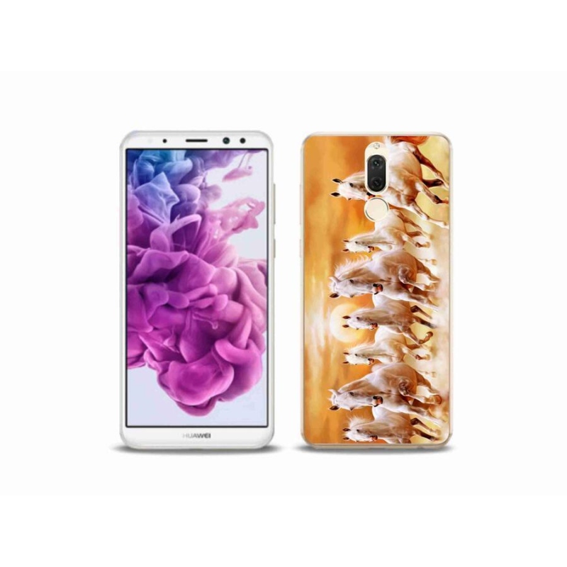 Gelový obal mmCase na mobil Huawei Mate 10 Lite - koně 2