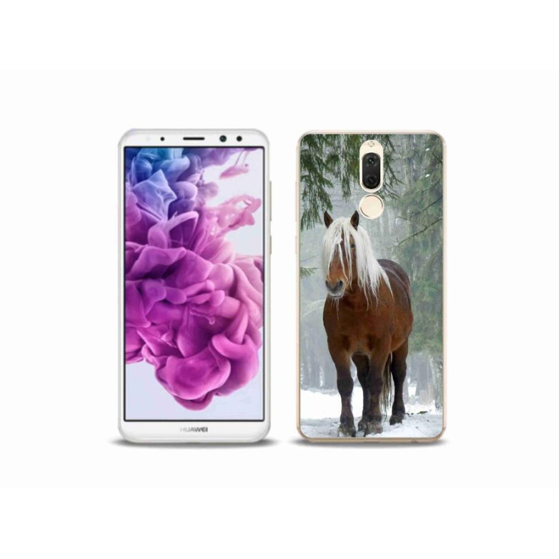 Gelový obal mmCase na mobil Huawei Mate 10 Lite - kůň v lese
