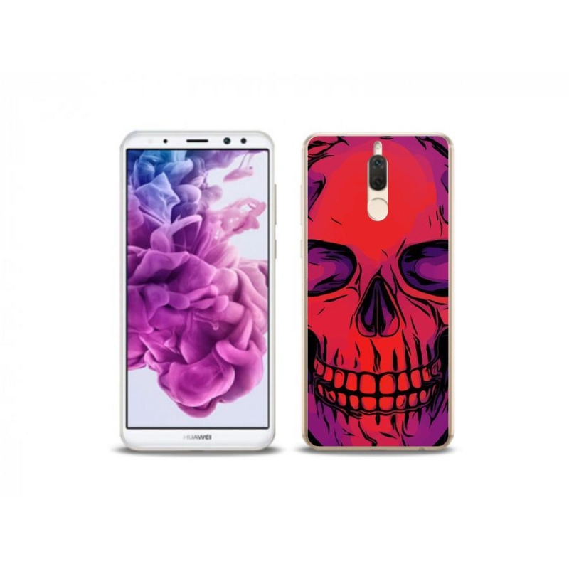 Gelový obal mmCase na mobil Huawei Mate 10 Lite - lebka