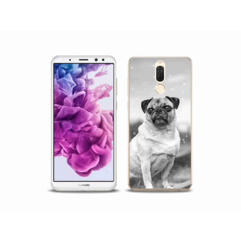 Gelový obal mmCase na mobil Huawei Mate 10 Lite - mops