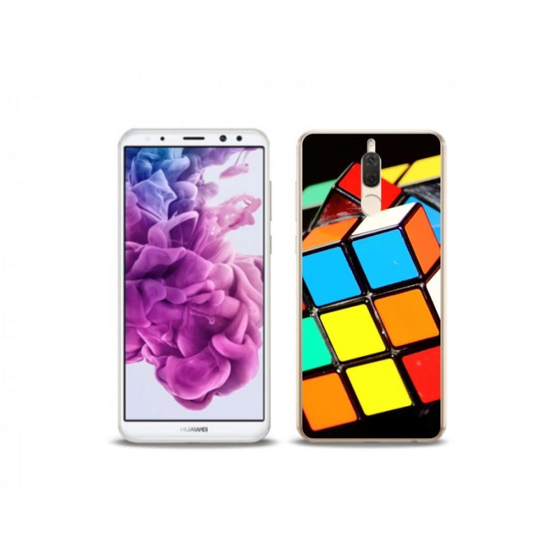 Gelový obal mmCase na mobil Huawei Mate 10 Lite - rubikova kostka