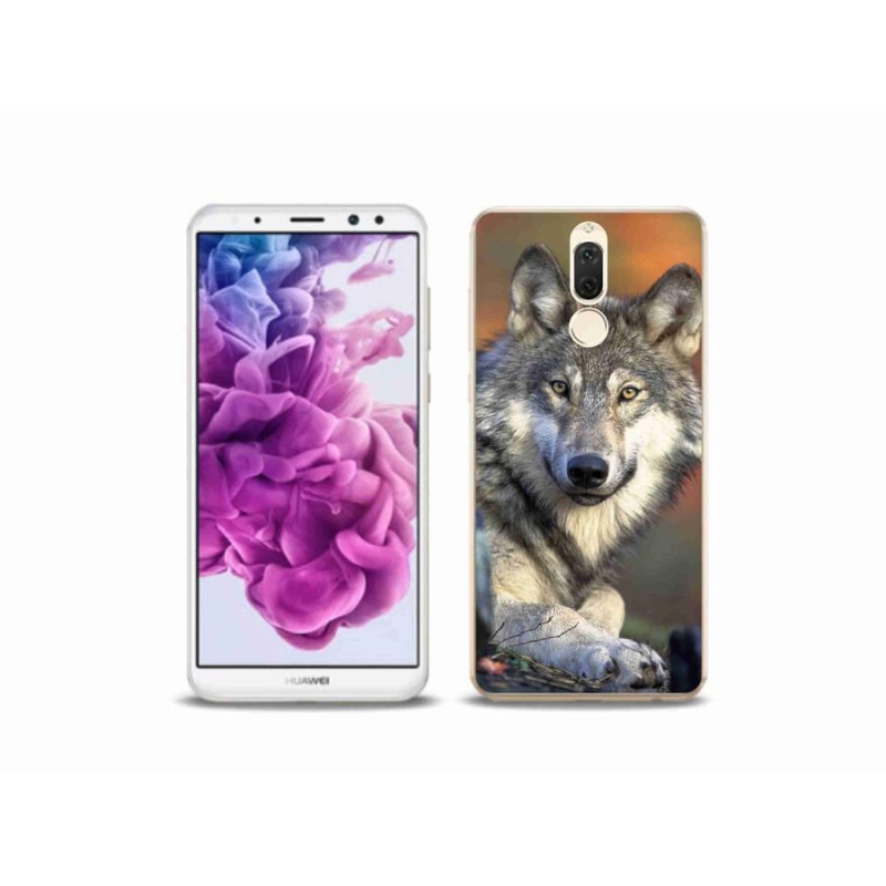 Gelový obal mmCase na mobil Huawei Mate 10 Lite - vlk