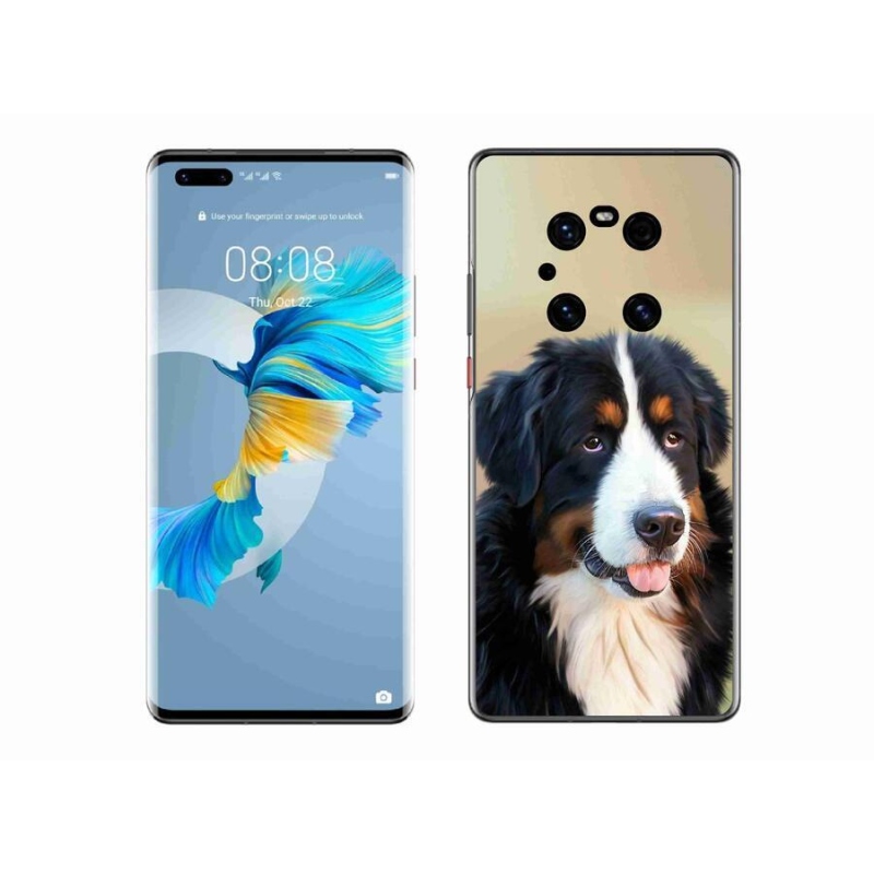 Gelový obal mmCase na mobil Huawei Mate 40 Pro - bernský salašnický pes