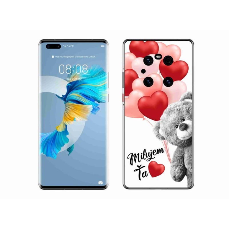 Gelový obal mmCase na mobil Huawei Mate 40 Pro - milujem Ťa sk