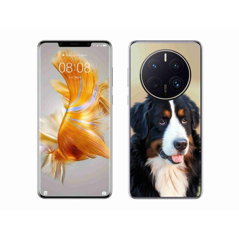 Gelový obal mmCase na mobil Huawei Mate 50 Pro - bernský salašnický pes