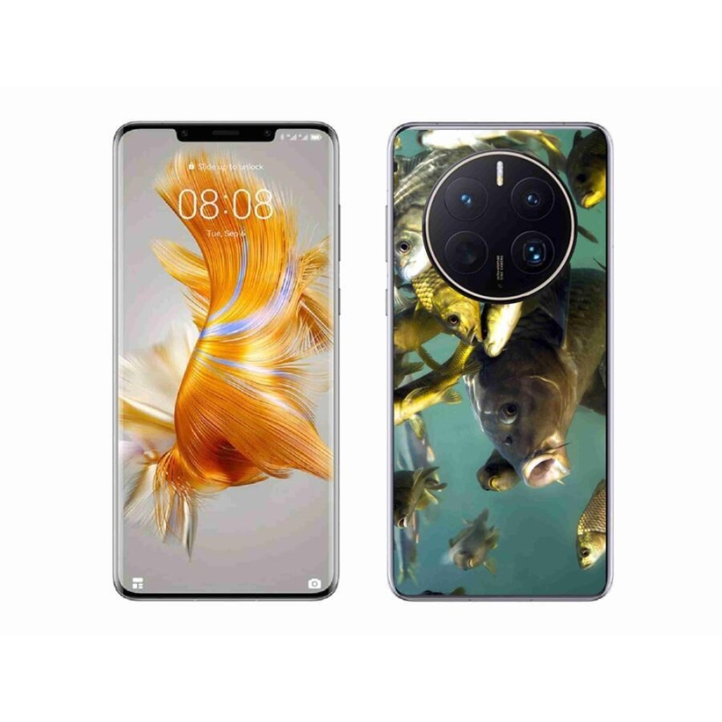 Gelový obal mmCase na mobil Huawei Mate 50 Pro - hejno ryb