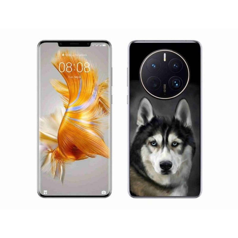 Gelový obal mmCase na mobil Huawei Mate 50 Pro - husky