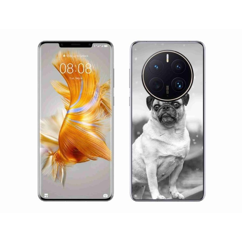 Gelový obal mmCase na mobil Huawei Mate 50 Pro - mops