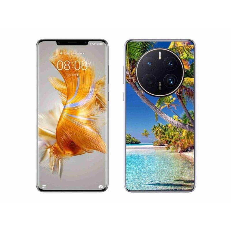 Gelový obal mmCase na mobil Huawei Mate 50 Pro - mořská pláž