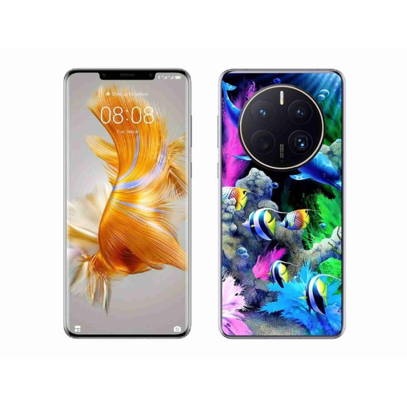 Gelový obal mmCase na mobil Huawei Mate 50 Pro - mořský svět