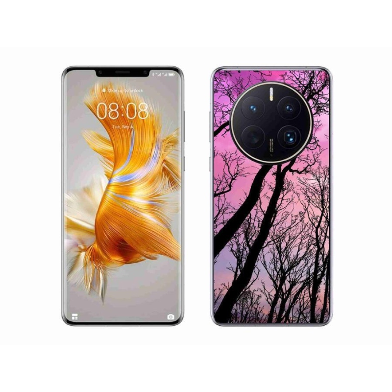 Gelový obal mmCase na mobil Huawei Mate 50 Pro - opadané stromy