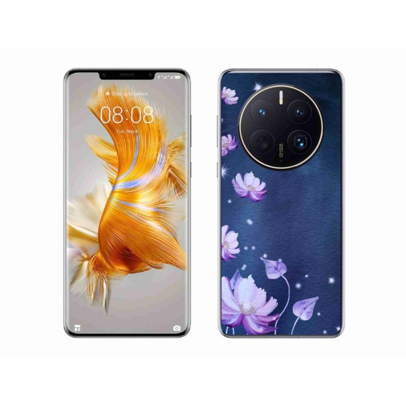 Gelový obal mmCase na mobil Huawei Mate 50 Pro - padající květy