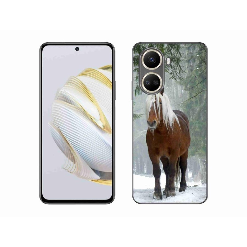 Gelový obal mmCase na mobil Huawei Nova 10 SE - kůň v lese