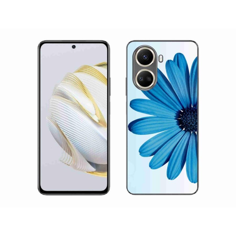 Gelový obal mmCase na mobil Huawei Nova 10 SE - modrá kopretina