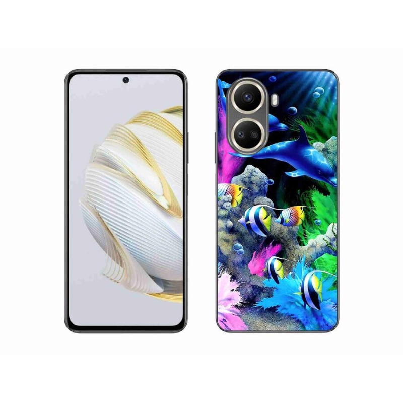 Gelový obal mmCase na mobil Huawei Nova 10 SE - mořský svět