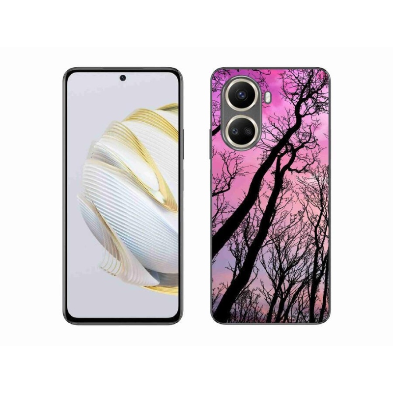 Gelový obal mmCase na mobil Huawei Nova 10 SE - opadané stromy