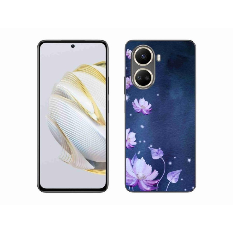 Gelový obal mmCase na mobil Huawei Nova 10 SE - padající květy