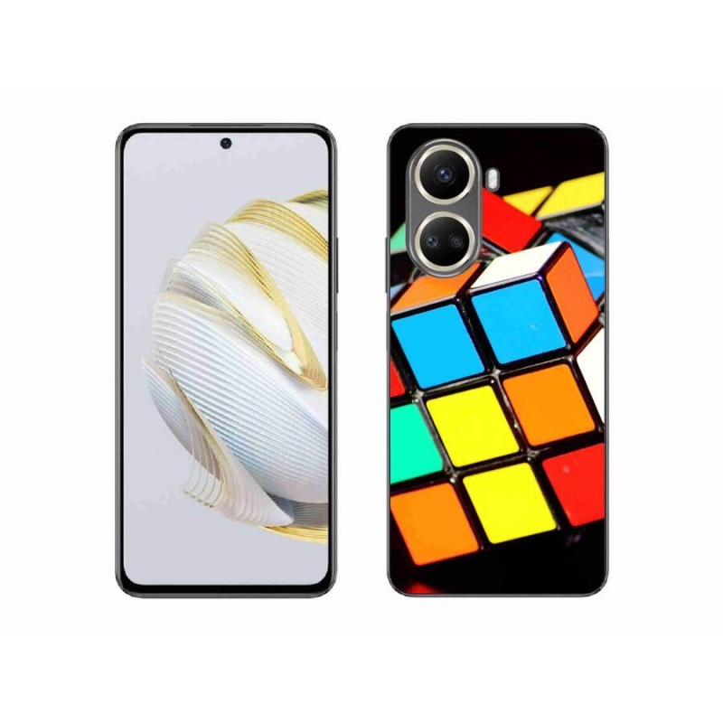 Gelový obal mmCase na mobil Huawei Nova 10 SE - rubikova kostka