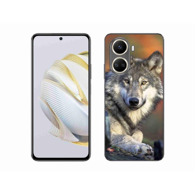Gelový obal mmCase na mobil Huawei Nova 10 SE - vlk