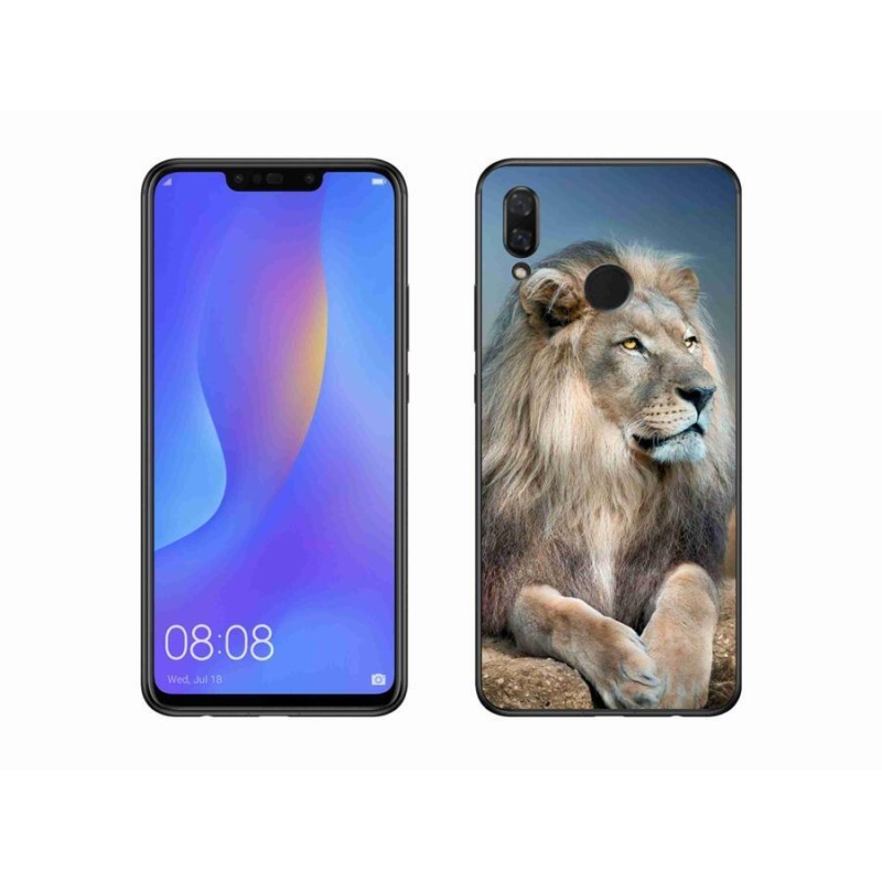 Gelový obal mmCase na mobil Huawei Nova 3 - lev 1