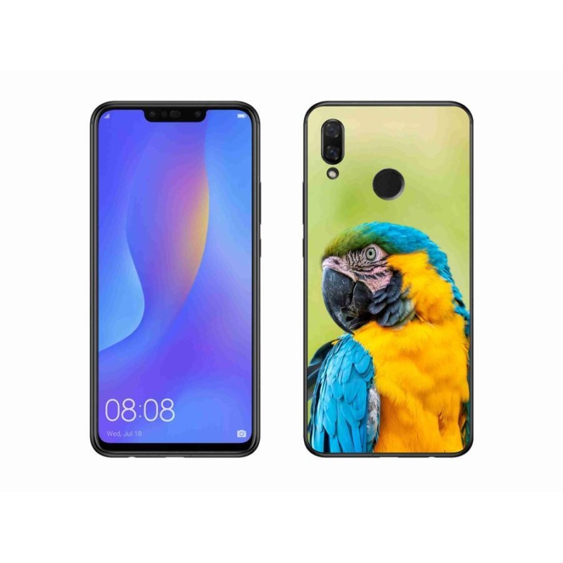 Gelový obal mmCase na mobil Huawei Nova 3 - papoušek ara 2