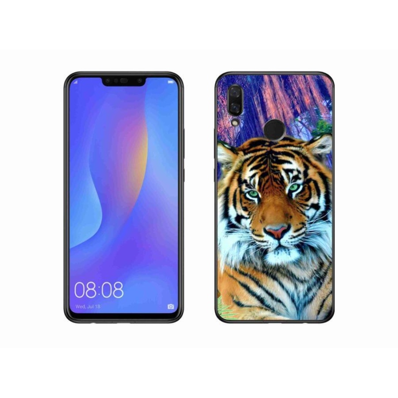 Gelový obal mmCase na mobil Huawei Nova 3 - tygr
